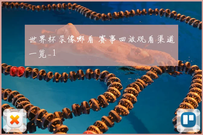 世界杯录像哪看 赛事回放观看渠道一览_1